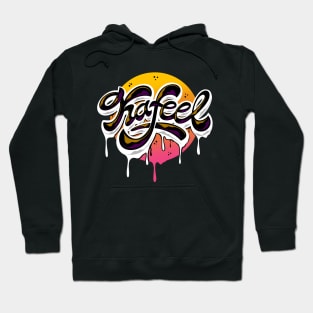 Kafeel Typography Lettering Hoodie